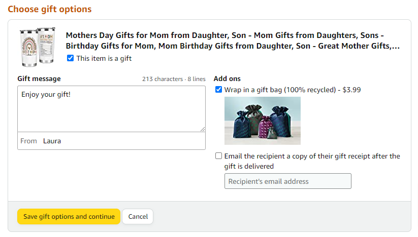 Mothers Day Amazon Gift